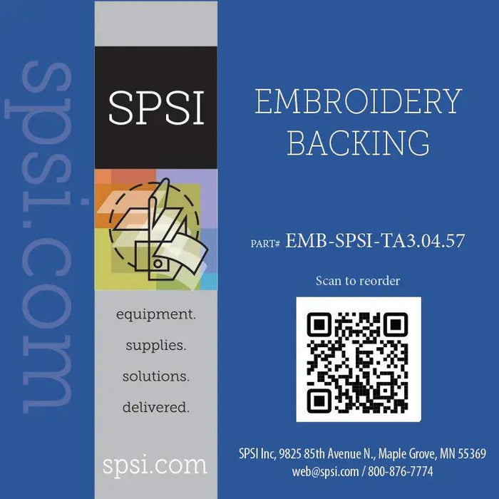 Embroidery Cap Tear-Away 3.0oz White 4.5"x7" 250ct (#330)