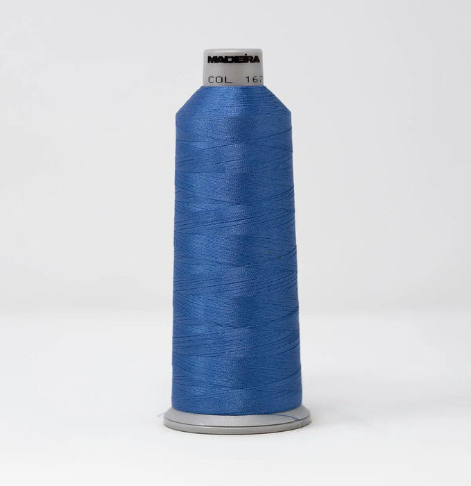 Madeira Polyneon 1671 Country Kitchen Blue Embroidery Thread 5500 Yards