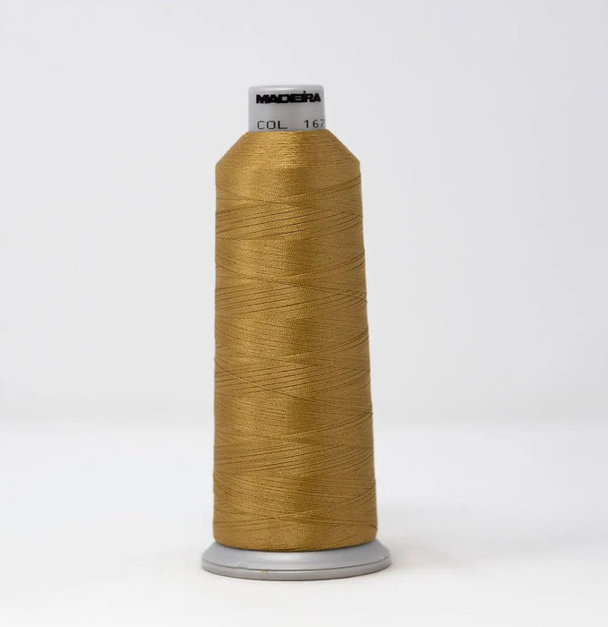 Madeira Polyneon 1673 Khaki Embroidery Thread 5500 Yards