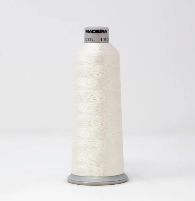 Madeira Polyneon 1803 Cream White Embroidery Thread 5500 Yards