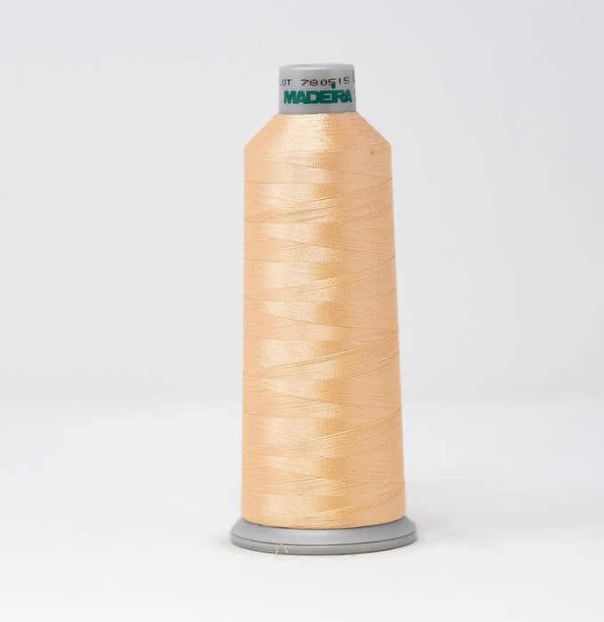 Madeira Polyneon 1853 Light Apricot Embroidery Thread 5500 Yards