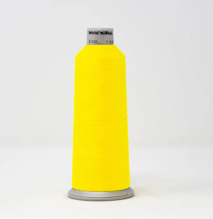 Madeira Polyneon 1883 Fluorescent Yellow Embroidery Thread 5500 Yards