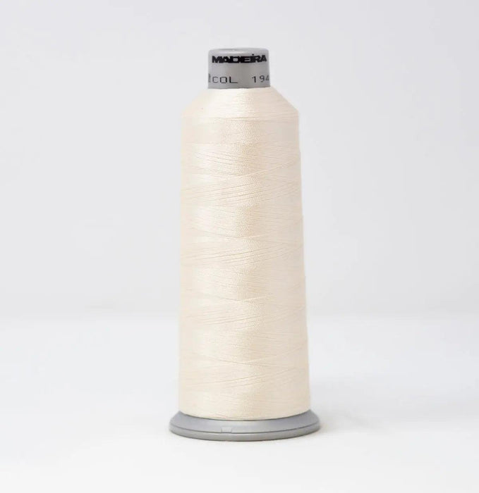 Madeira Polyneon 1949 Ivory Embroidery Thread 5500 Yards