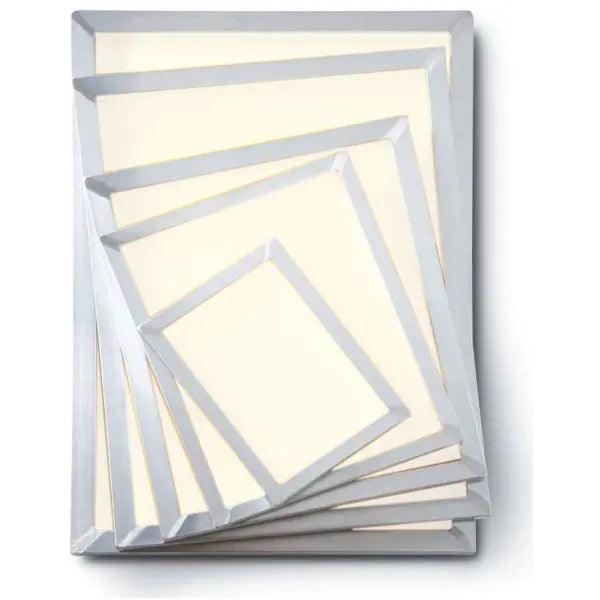NT 20" x 24" 156 White Mesh Alum Frame