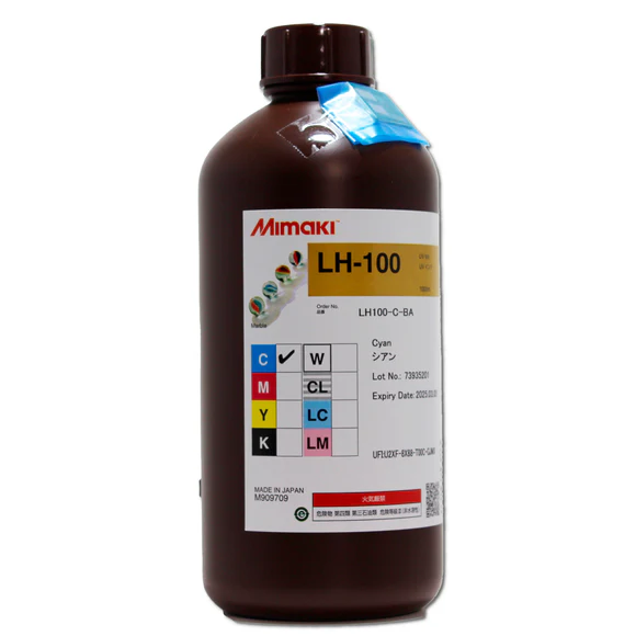 Mimaki LH-100 Cyan UV Ink - 1 Liter Bottle