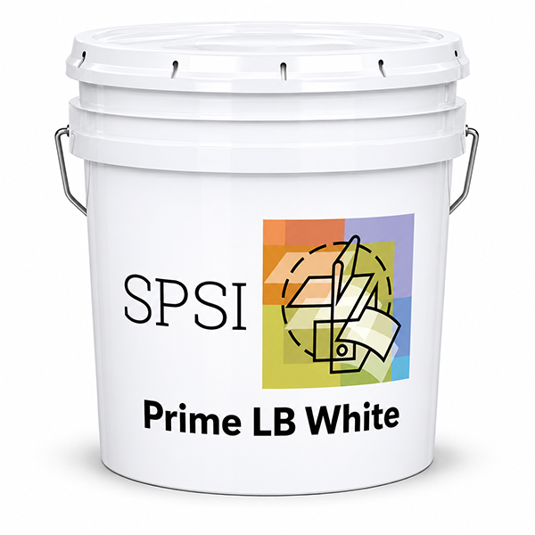 SPSI Prime White Low Bleed Textile Ink - 5 Gallon