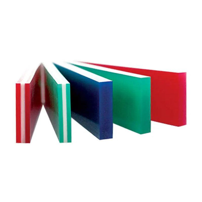 Chromaline 65/90/65 Red-White-Red Triple Duro Squeegee 2"x3/8"x12' Roll
