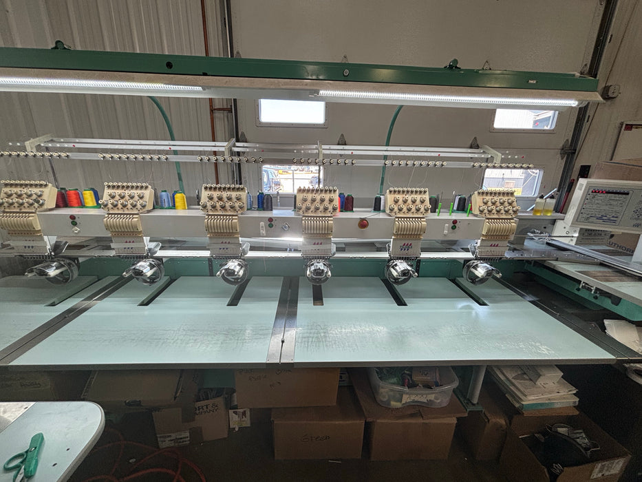Used - Tajima TME-DC906 6-Head Embroidery Machine - $19,995.00