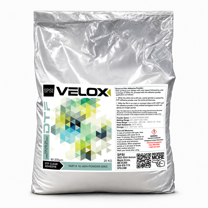 Velox PU75 80-200 DTF Adhesive Powder - 20kg Bag
