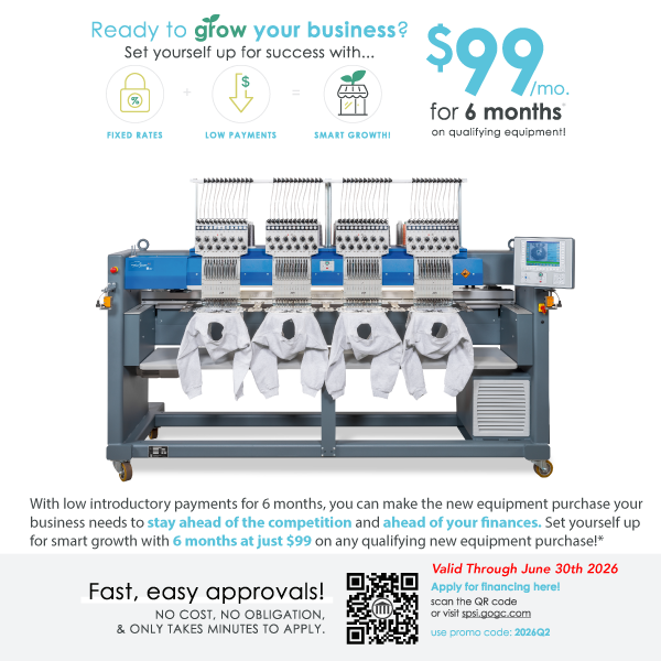 ZSK Racer 4S 4-Head 12 Needle Embroidery Machine