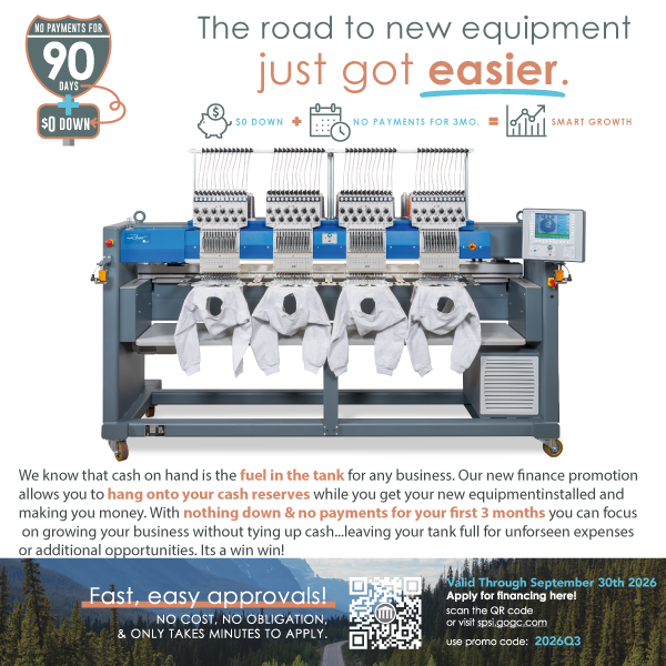 ZSK Racer 4S 4-Head 12 Needle Embroidery Machine